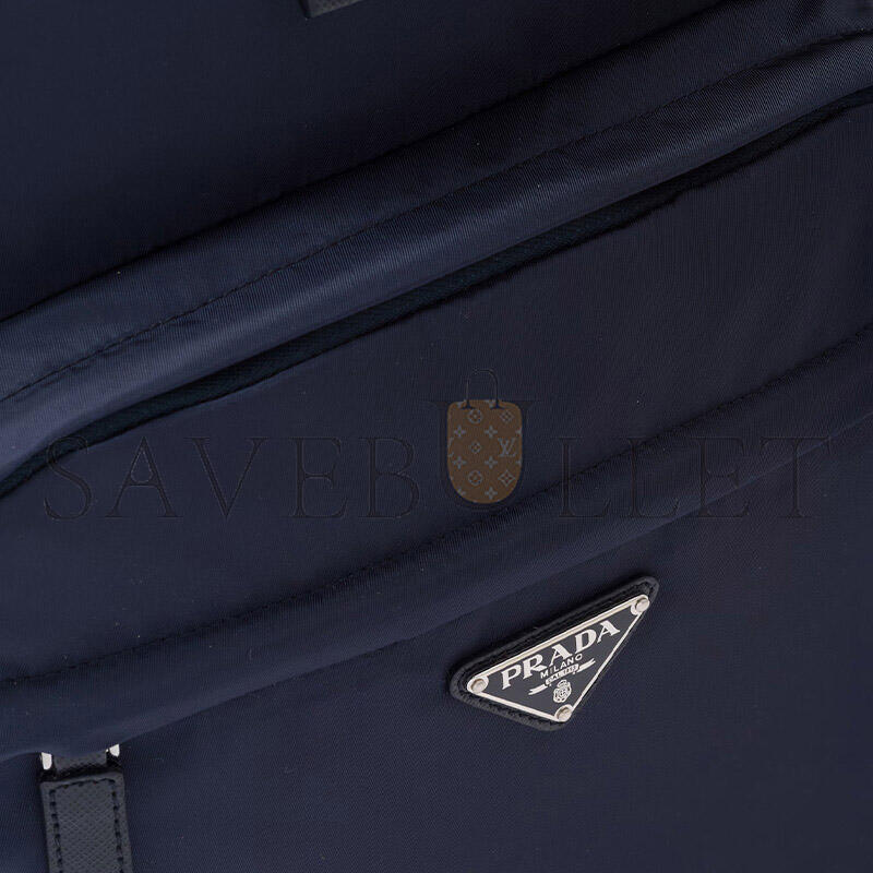 PRADA RE-NYLON AND SAFFIANO LEATHER BACKPACK 2VZ048 (43.5*31*20cm)